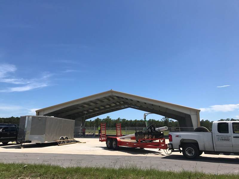 Construct F-35 AGE Covered Storage, Eglin AFB, FL